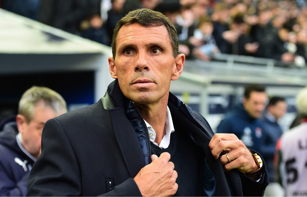 Gustavo Poyet en el partido del Girondins de Bordeaux. Foto: AFP