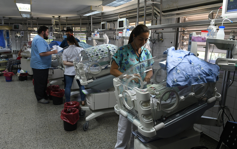 El CTI de niños pasó a tener de 11 a 13 camas disponibles a entre 18 y 20. Foto: Ariel Colmegna