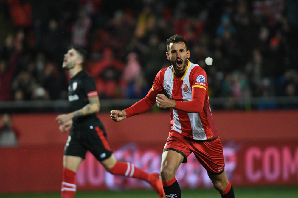 Cristhian Stuani no afloja en la Liga Española y sigue convirtiendo goles