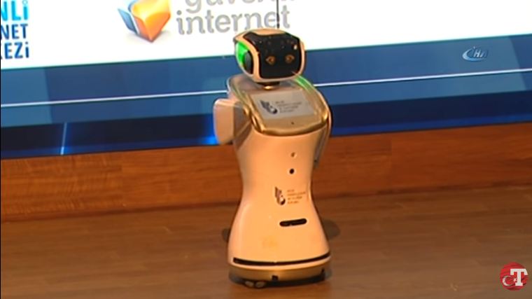 Sanbot, el robot de que interrumpió a un ministro turco
