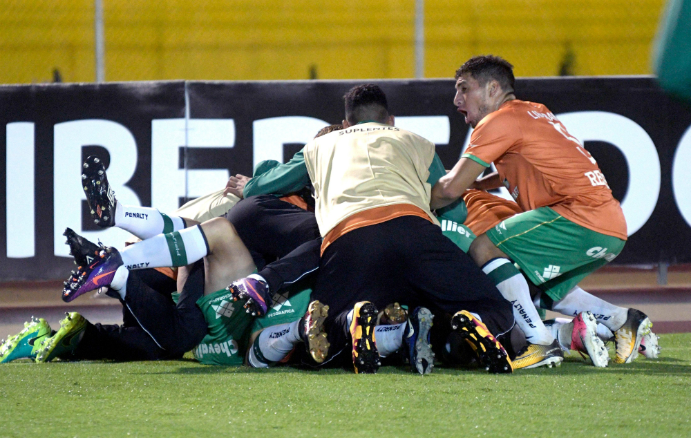 Gracias a Arboleda, Banfield festejó