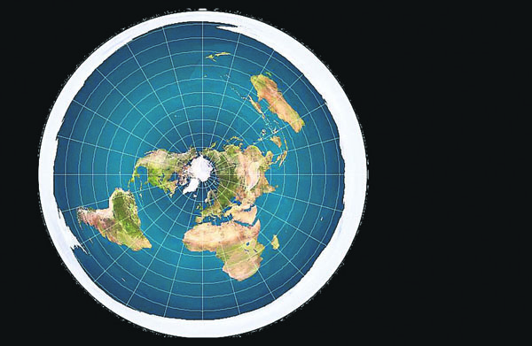 ¿Plato?: así sería la Tierra de acuerdo a la visión de los terraplanistas. Foto: El País