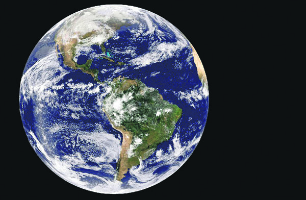 ¿Esfera?: Foto tomada por la misión Apolo 8 de la Tierra a 29.000 kilómetros de distancia. Foto: El País