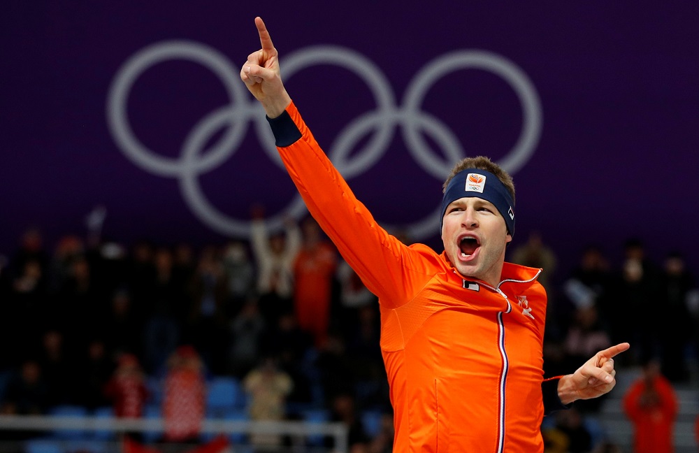 Estupenda. La actuación de Sven Kramer es la mejor de un holandés en la historia. Foto: Reuters