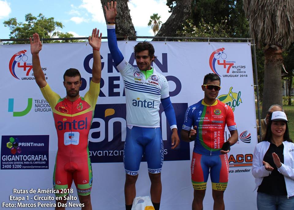 Matías Presa se quedó con la primera etapa de Rutas de América 2018. Foto: Marcos Pereira Das Neves / C.C. Fénix