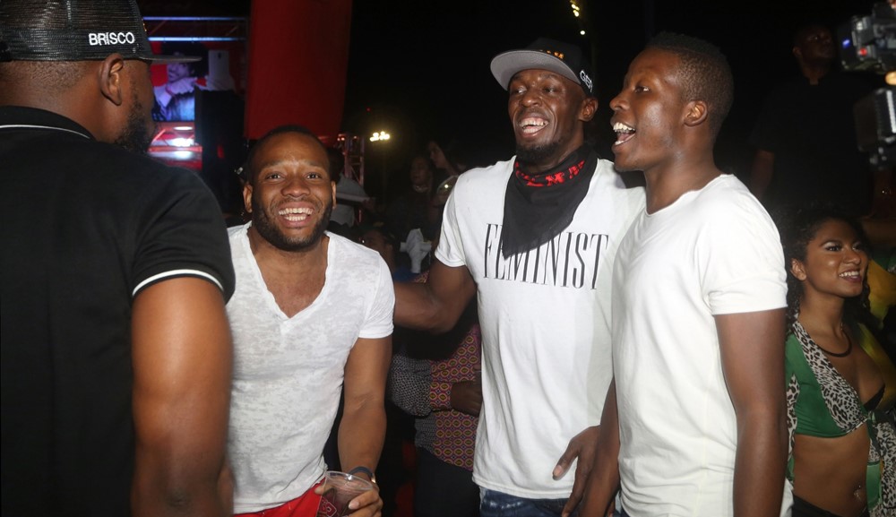 Usain Bolt en una fiesta del carnaval de Trinidad y Tobago. Foto: EFE