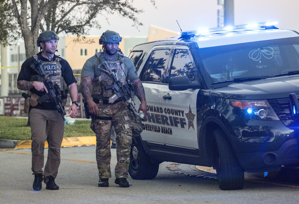 Tiroteo en colegio de Florida. Foto: EFE