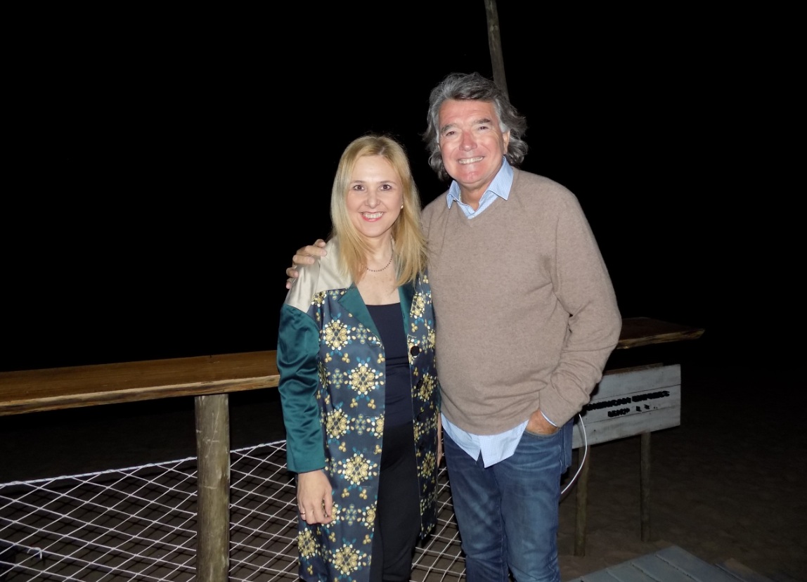 Pancho Dotto y Silvina Luna.