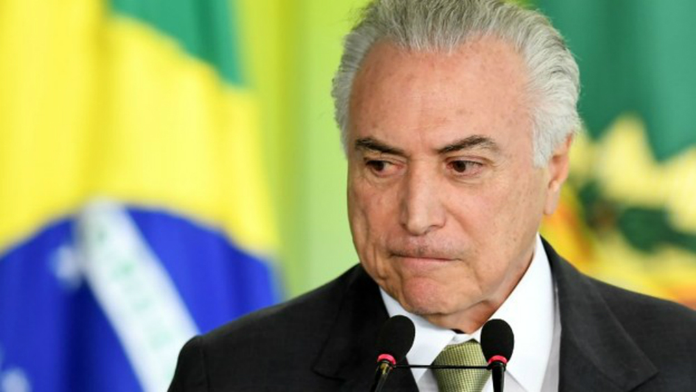Posición. Michel Temer rechaza la hipótesis de un golpe. Foto: AFP.