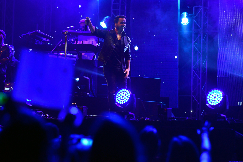 A poco más de un año de haber lanzado la canción que cambiaría su carrera, Luis Fonsi regresó a Uruguay. Foto: Nicolás Pereyra