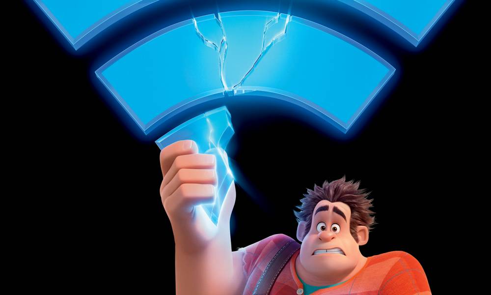 Parte del afiche promocional de "WiFi Ralph"