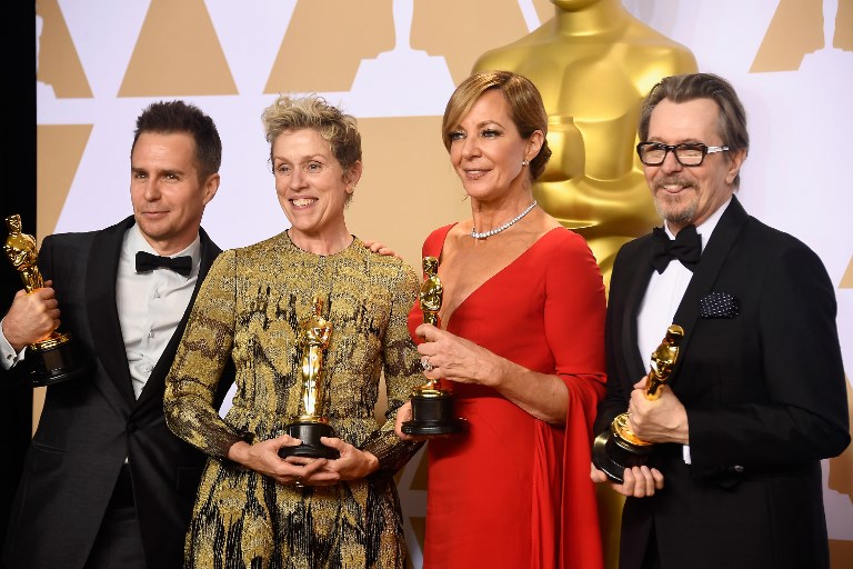 Los actores y actrices ganadores del Oscar 2018.