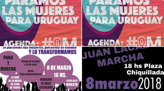 Marchas por el Día Internacional de la Mujer. Foto: Captura