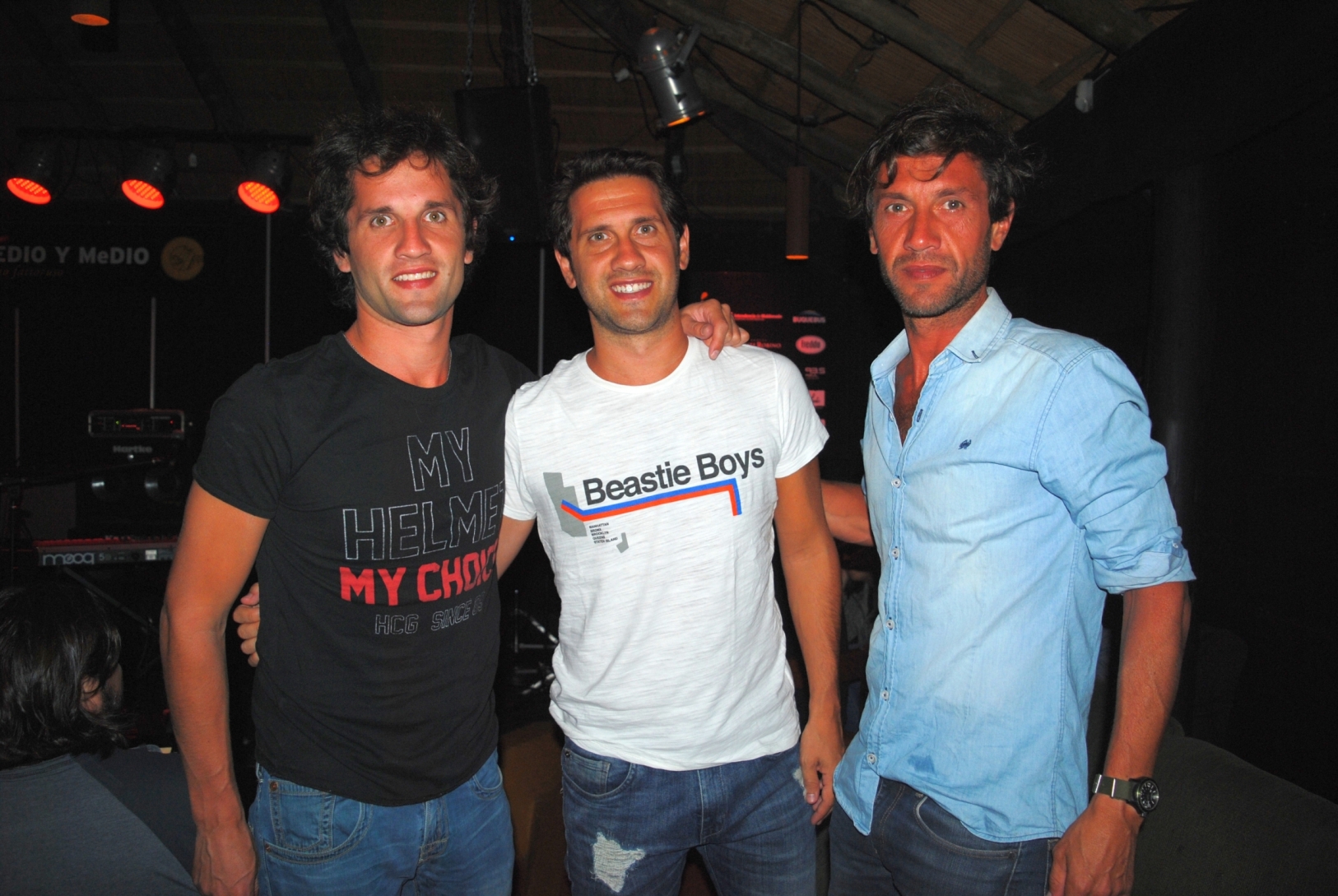 Juan, Ignacio y Martín Aizpurua.
