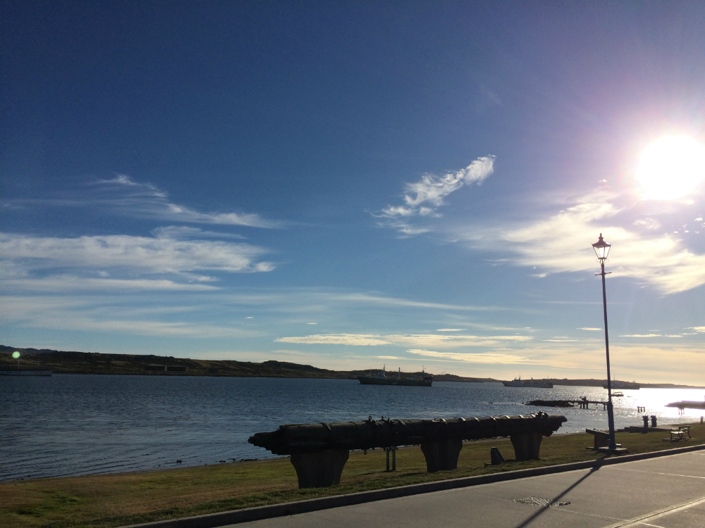 Vista de Stanley, la capital de la isla. Foto: Mathias Da Silva