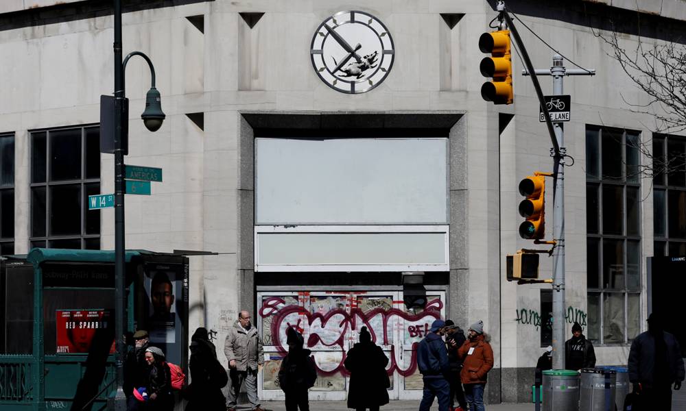 Banksy realizó dos de sus obras en Nueva York. Foto: AFP