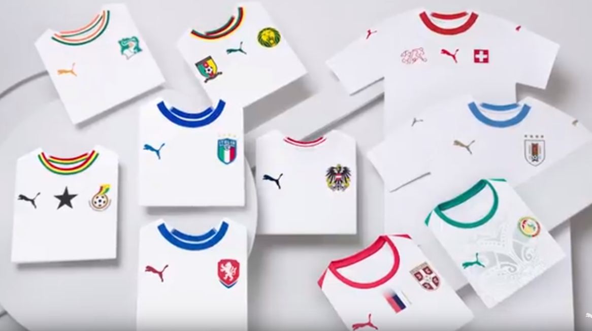 Camisetas blancas 2018 de Puma