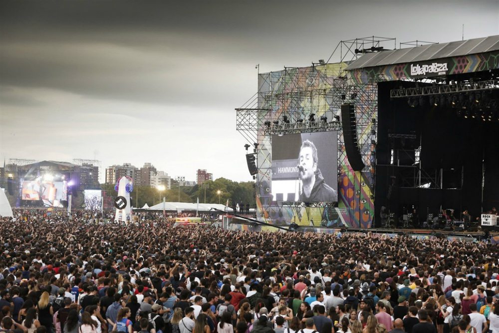 Lollapalooza 2018 en Argentina. Foto: La Nación.