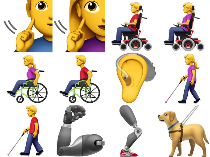 Emojis inclusivos