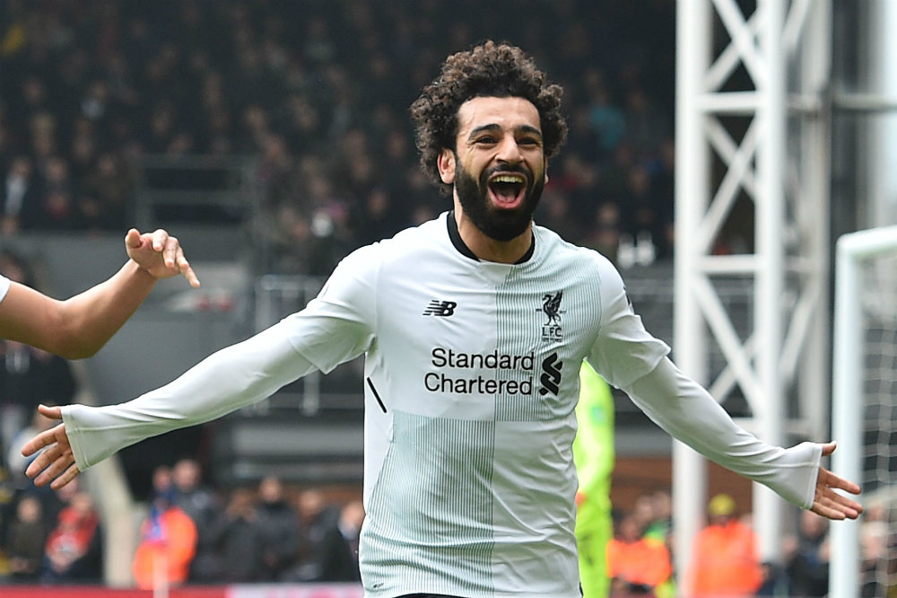 Mohamed Salah se mantiene al frente de la tabla de goleadores de las Ligas europeas