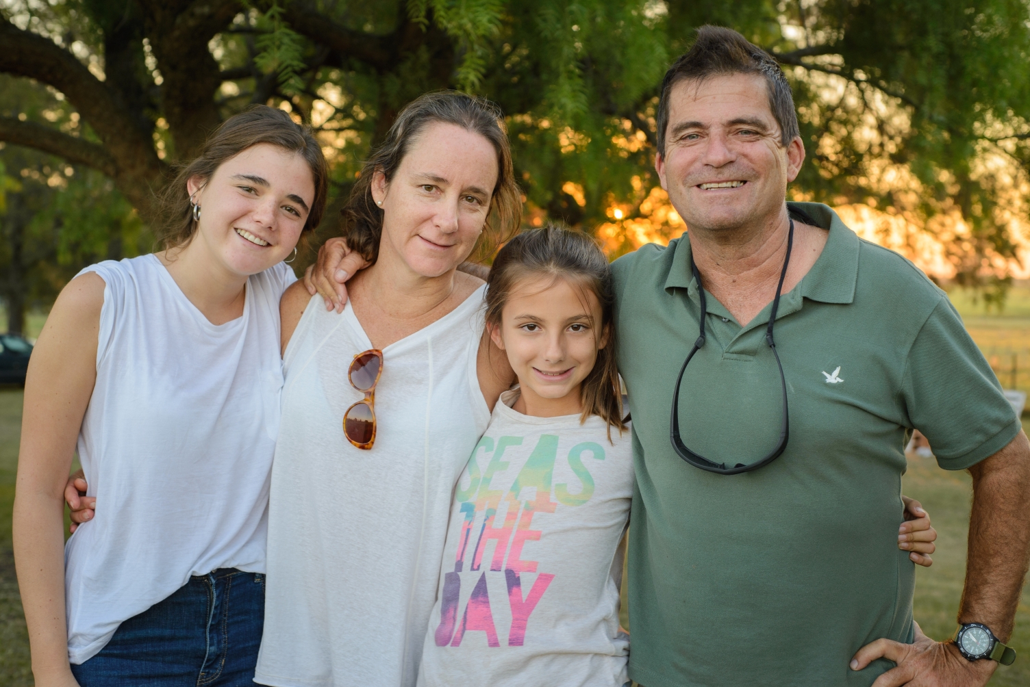Josefina Devoto, Sofía Sengenberger, María Grunewald, Federico Grunewald.