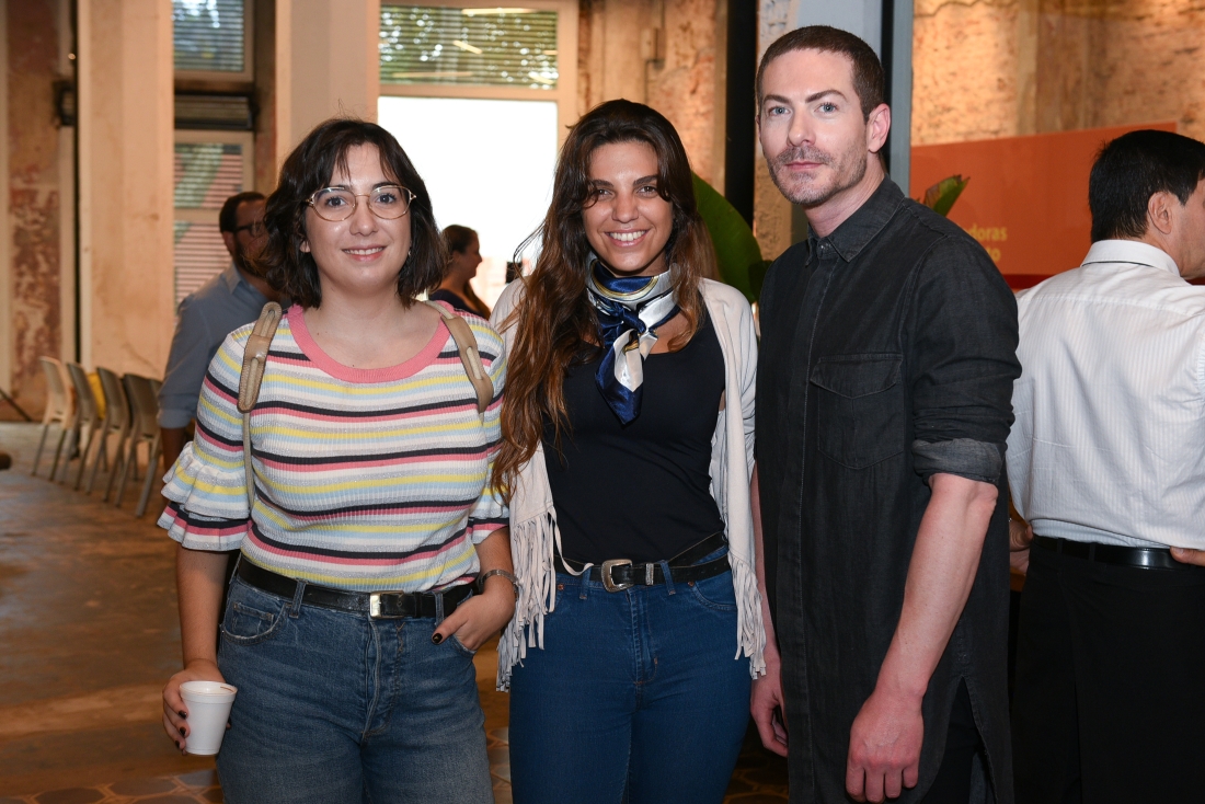 Alejandra Pintos, Sabrina Pereira, Sergio Gau.