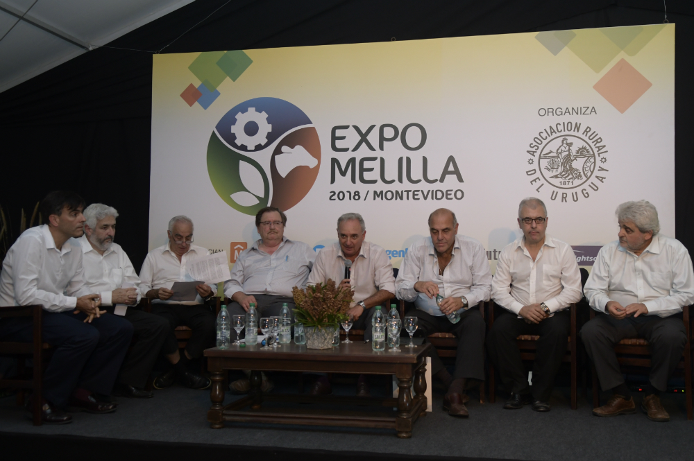 Presidentes: los presidentes de la Asociación Rural, la Cámara de Industrias y de la Construcción destacaron la caída en la cantidad de empleos. Foto: Marcelo Bonjour