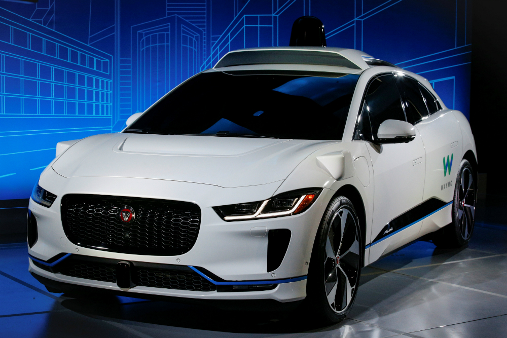 El modelo de lujo fabricado para Waymo por la marca Jaguar.