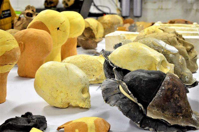 Investigación de los Tiahuanacotas. Foto:EFE