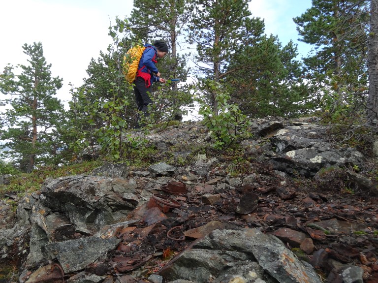 Estudiante camina por los bosques en Noruega donde los árboles dicen la verdad del Tirpitz