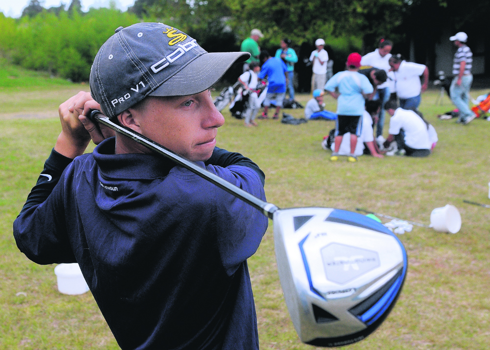 Competitivo: la juvenil promesa salida del Club de Golf del Cerro representó a Uruguay en un torneo sudamericano en 2014. Foto: Ariel  Colmegna