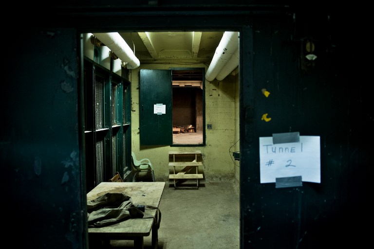 El refugio nuclear abandonado en Washington. Foto: AFP