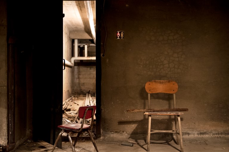 El refugio nuclear abandonado en Washington. Foto: AFP