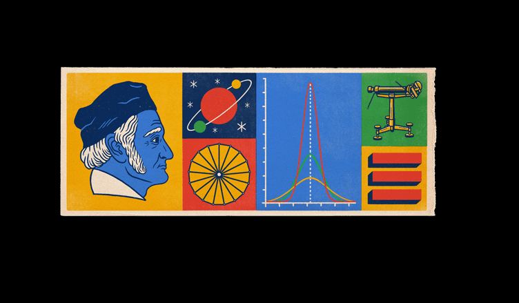 Doodle dedicano a Johann Carl Friderich Gauss. Foto: Google