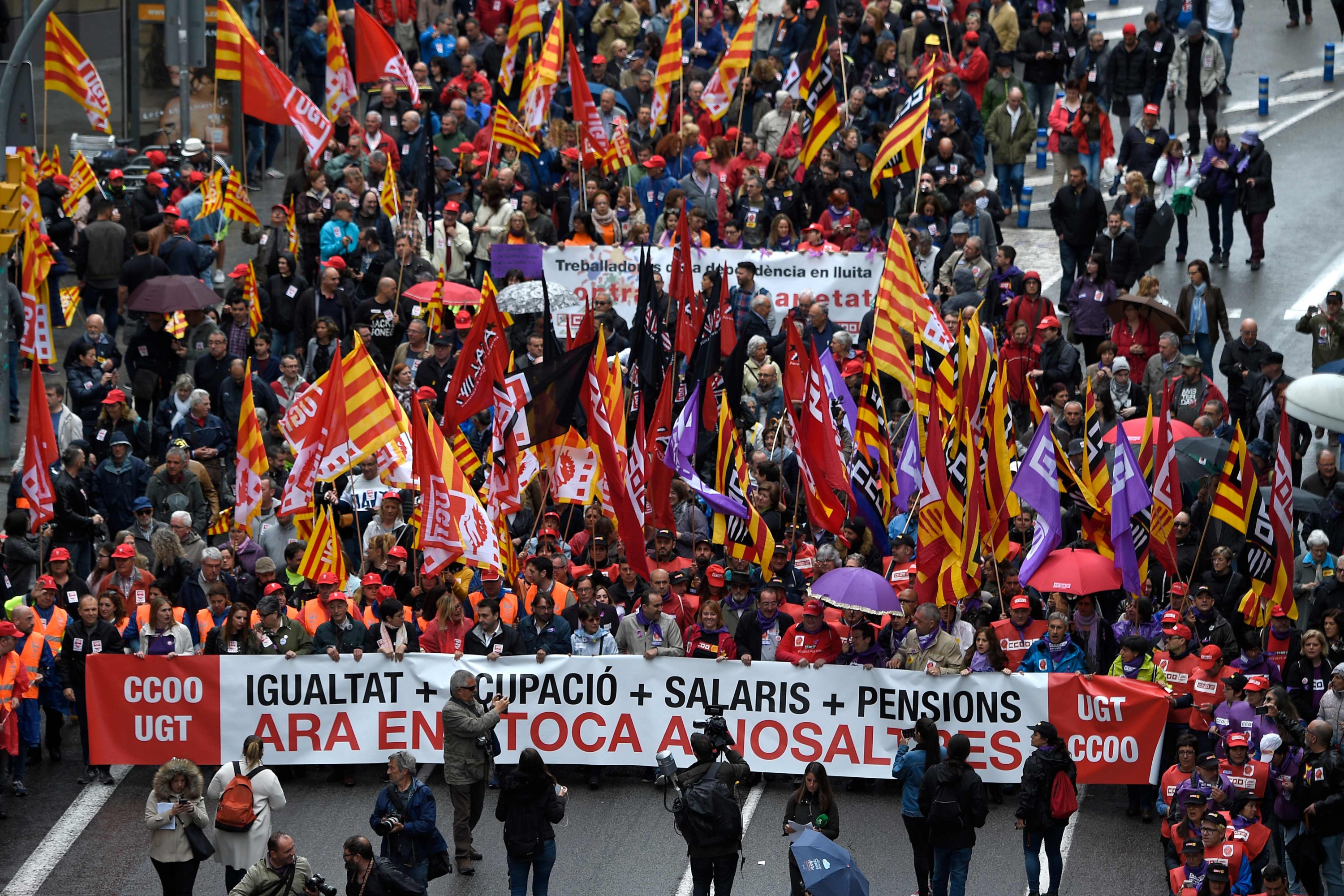 Marcha en Barcelona