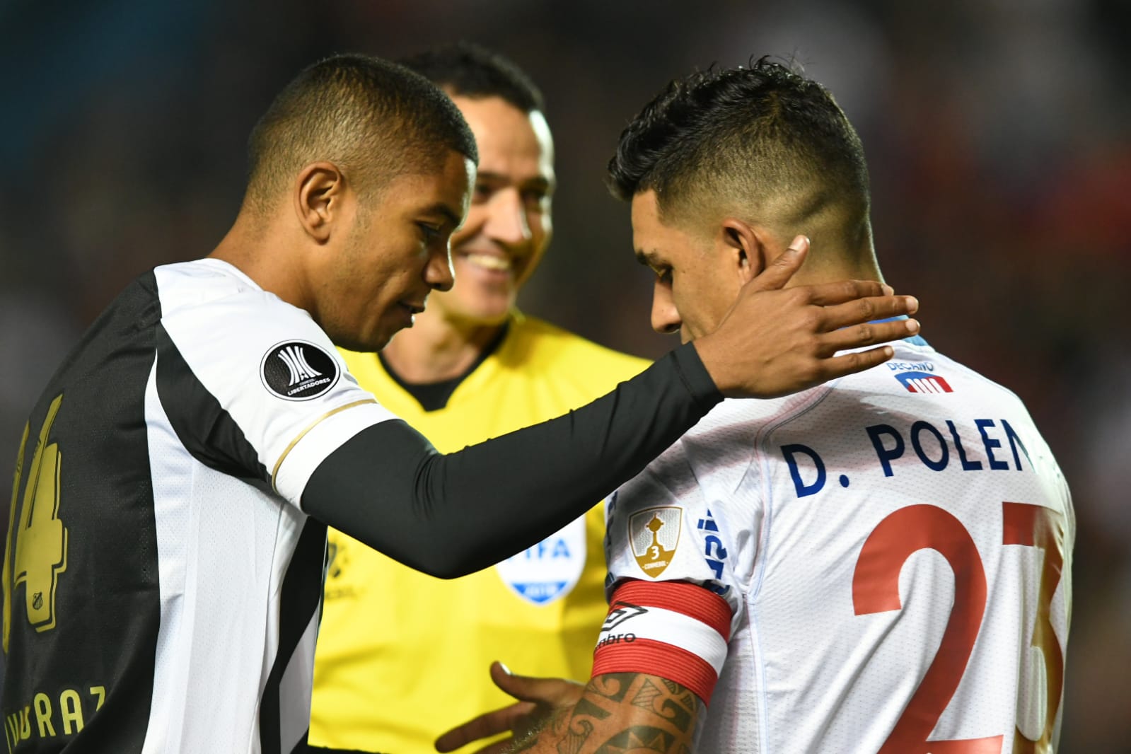Nacional venció a Santos 1-0 en el Gran Parque Central por la Copa Libertadores. Foto: Gerardo Pérez.