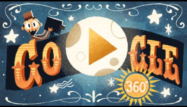Google homenajeó a Georges Meliés con su doodle