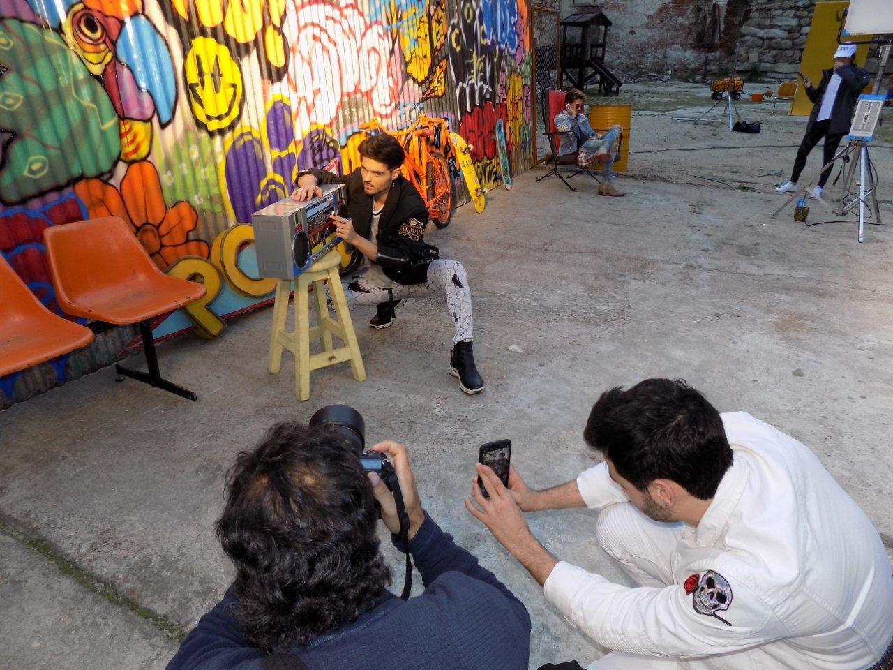 Rodaje de "Bailoteame"