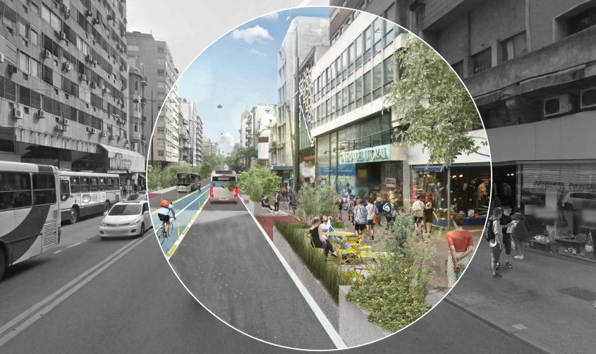 El proyecto que presentó el danés no incluye la ciclovía central por 18 que presentó la IMM.