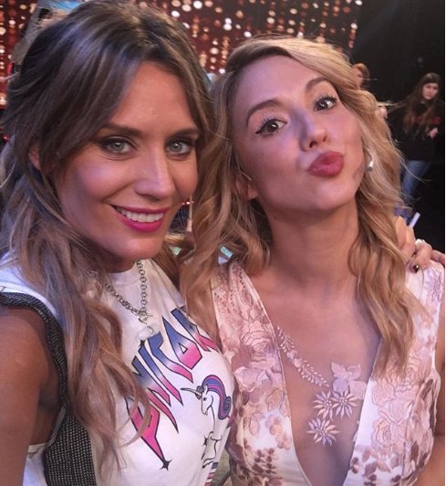 Rocío Marengo con Flor Vigna