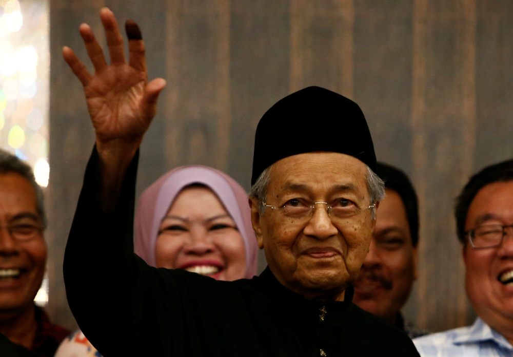 Mahathir: era el presidente cuando el Mundial Sub 20 1997. Foto: Reuters