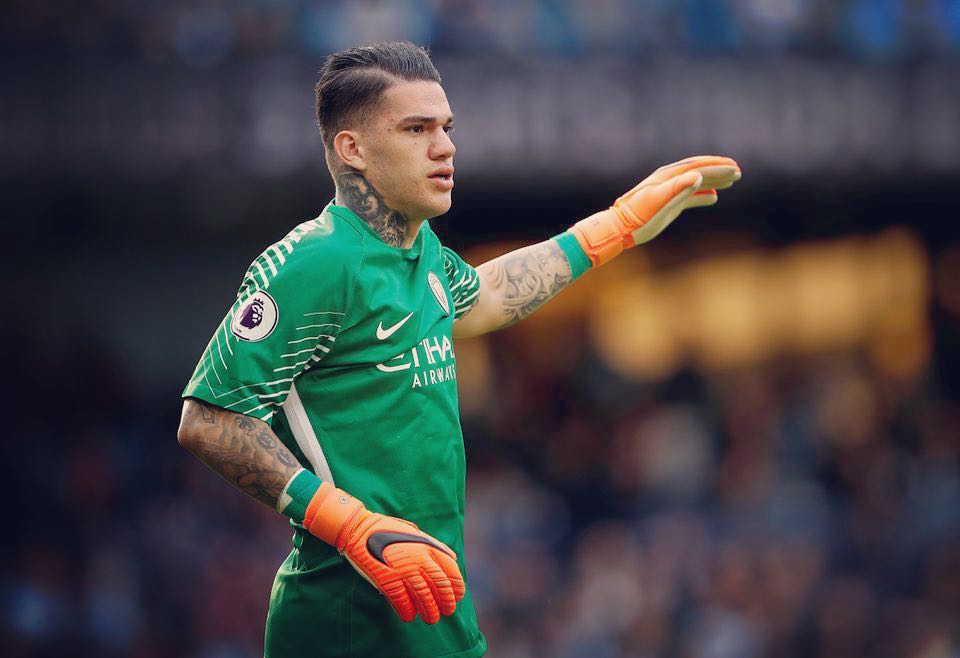 Las manos del Manchester City: Ederson Moraes. Foto: @ederson93