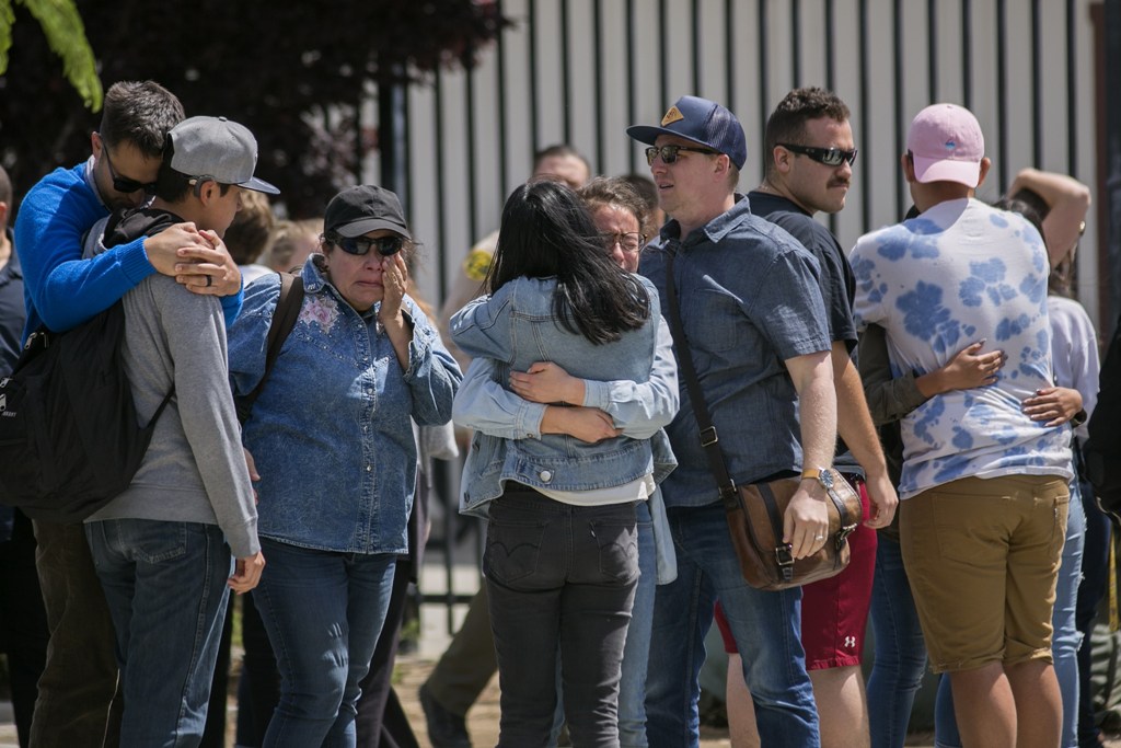 Tiroteo en Palmdale, California. Foto:AFP