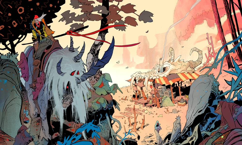 Arte de "Coda" por Matías Bergara. Foto: Boom! Studios.