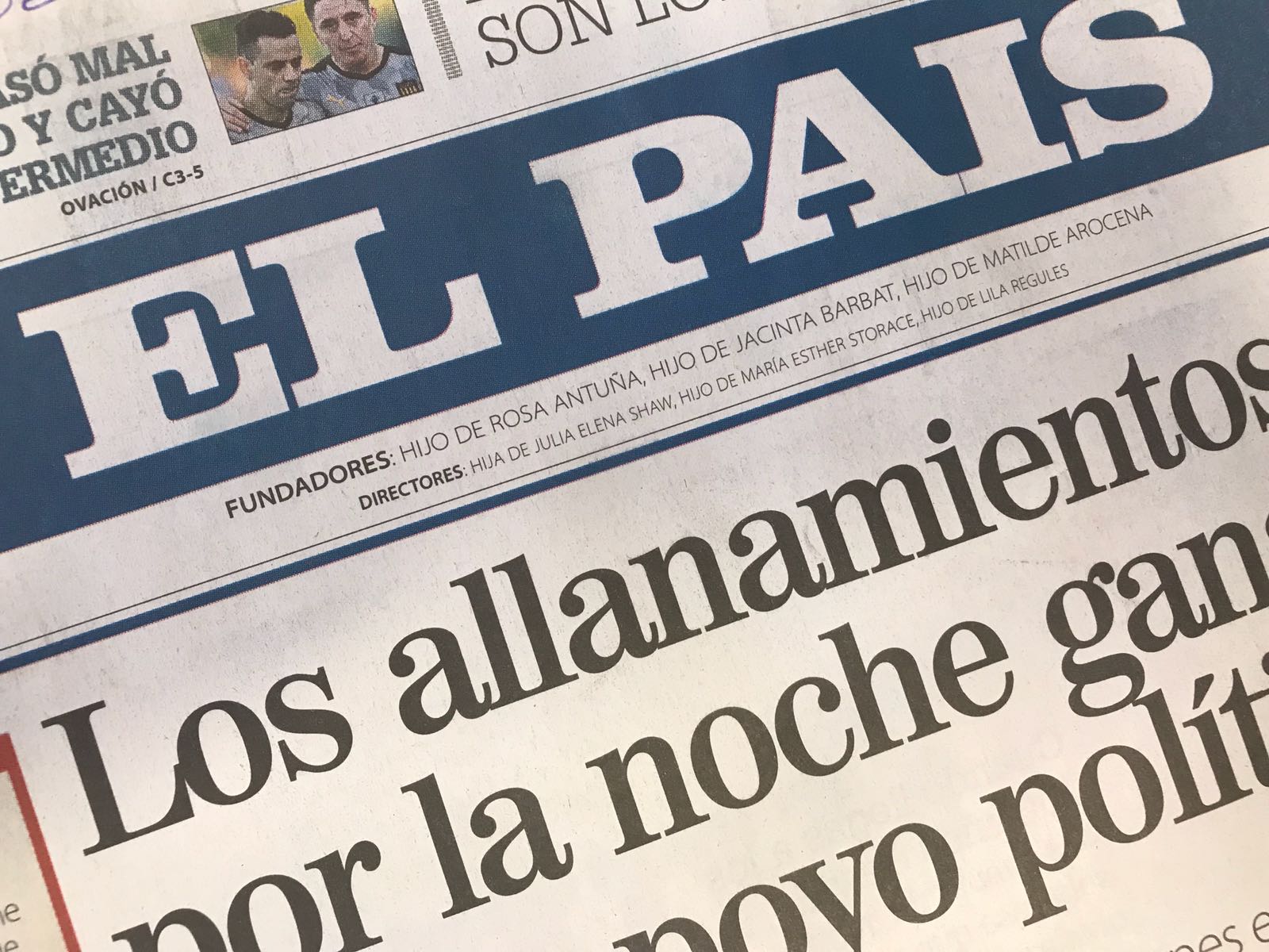 Portada El Pais