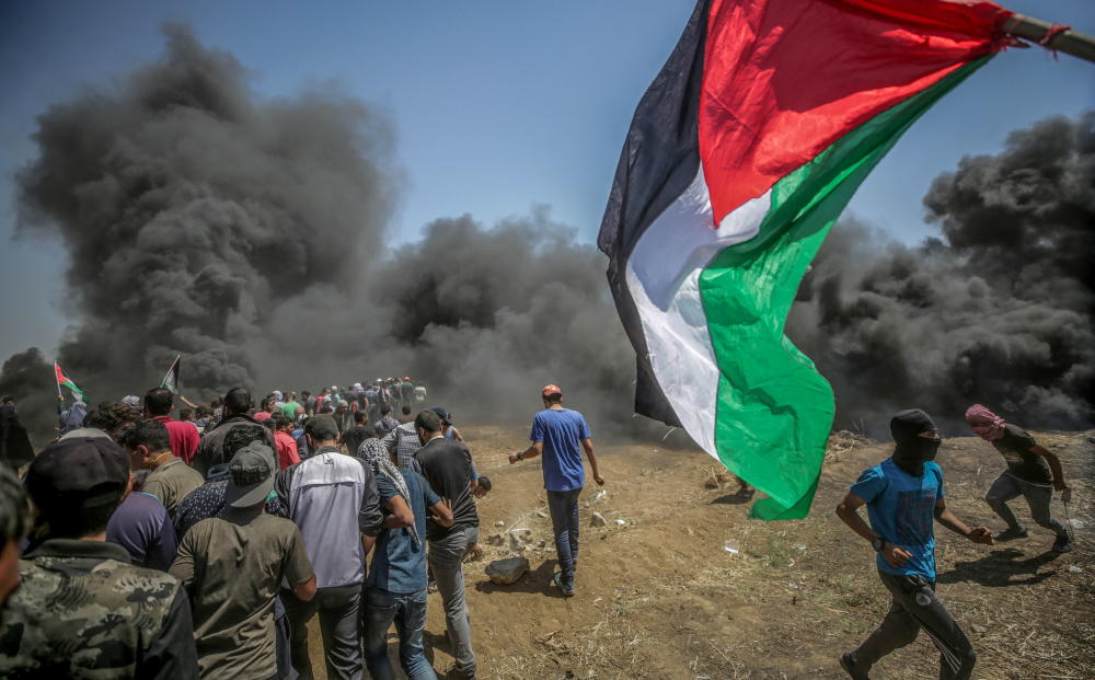 Palestinos. Foto: EFE