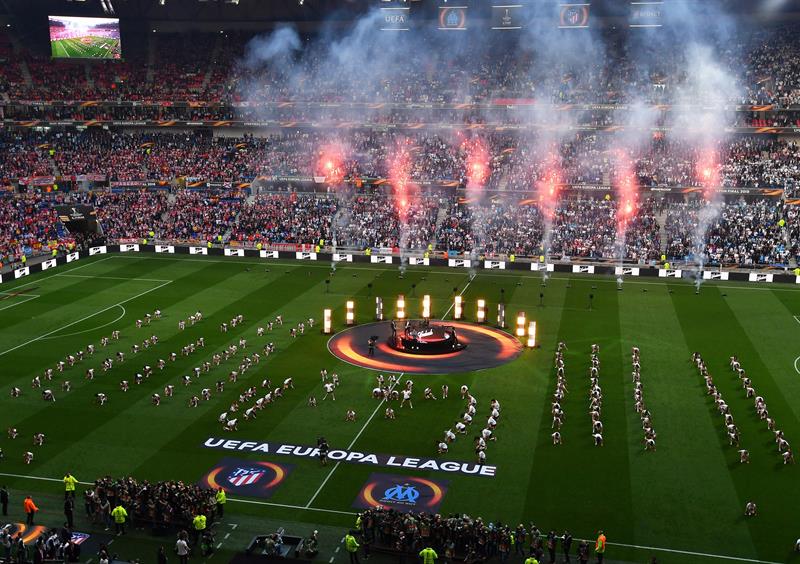 El Atlético de Madrid se quedó con la Europa League ante el Olympique de Marsella. Foto: EFE