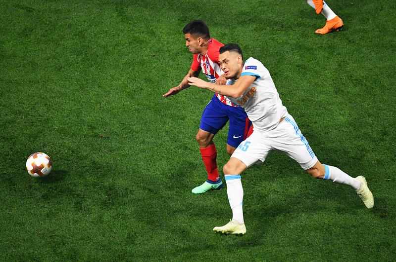 El Atlético de Madrid se quedó con la Europa League ante el Olympique de Marsella. Foto: EFE