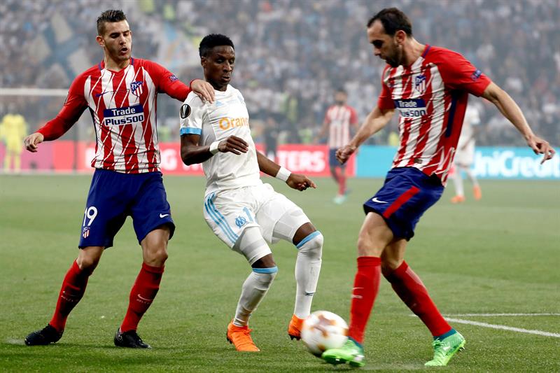 El Atlético de Madrid se quedó con la Europa League ante el Olympique de Marsella. Foto: EFE