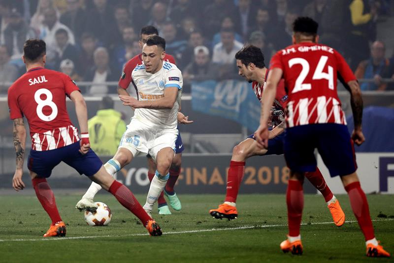El Atlético de Madrid se quedó con la Europa League ante el Olympique de Marsella. Foto: EFE